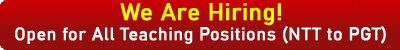 Recruitment of Teachers PGT/TGT